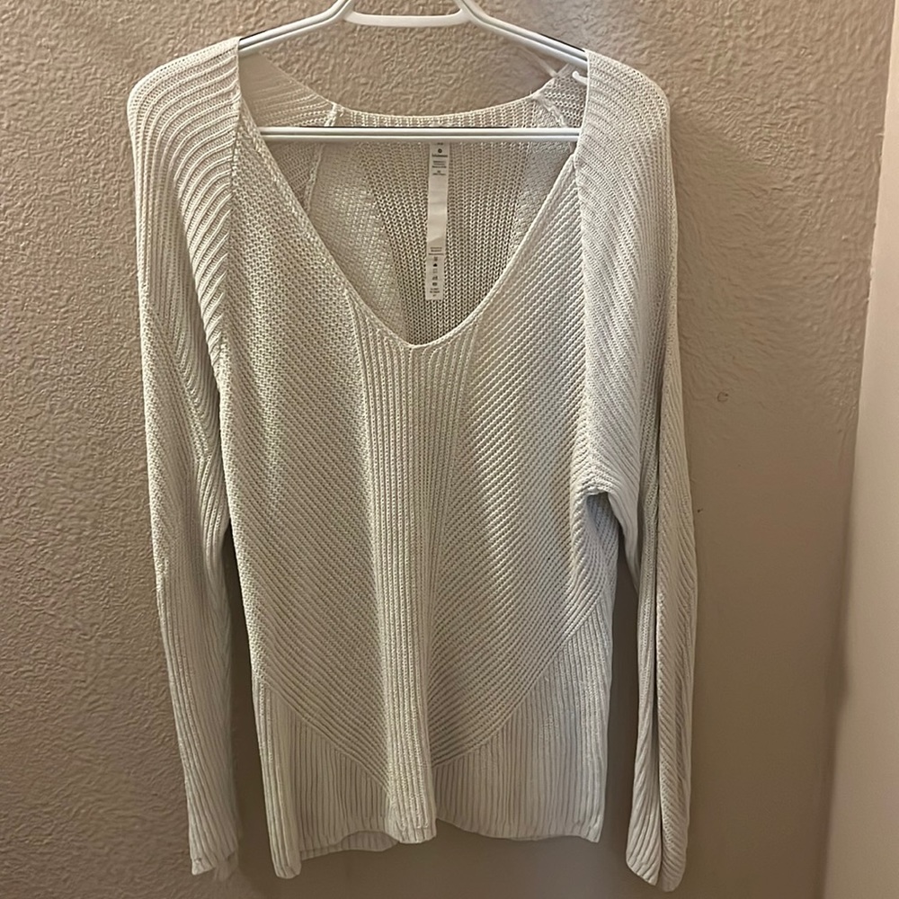 Lulu lemon White Sweater